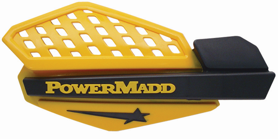 картинка Ветровые щитки для квадроцикла "PowerMadd" Серия Star, желтый/черный