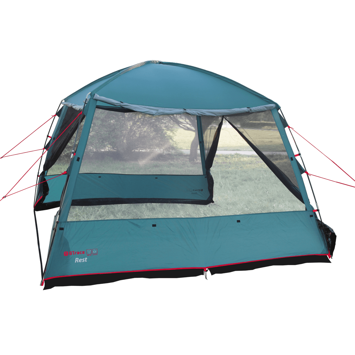 картинка Палатка-шатер BTrace Rest (Зеленый/Серый)