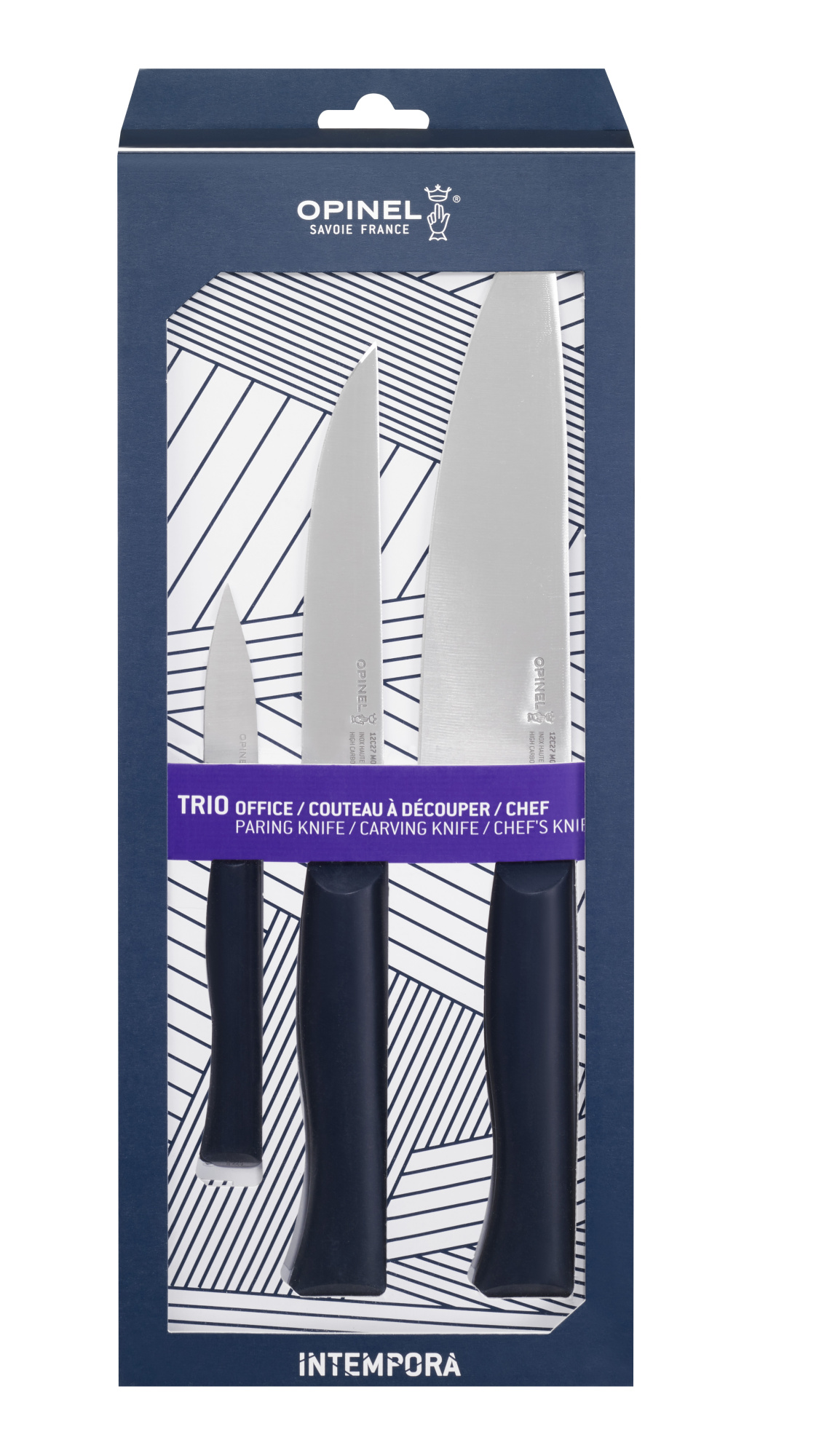 картинка Набор столовых ножей Opinel, Newintempor, пластиковая ручка, нерж, сталь. 002224