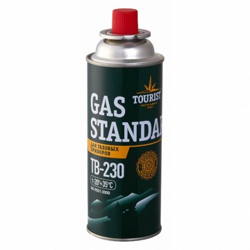картинка Баллон газовый цанговый TOURIST STANDARD для портативных приборов 230 г.