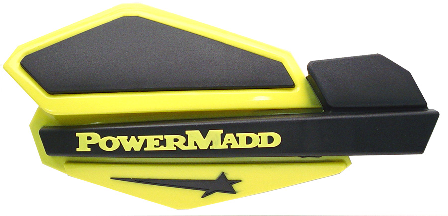 картинка Ветровые щитки для квадроцикла PowerMadd Серия Star, желтый/черный